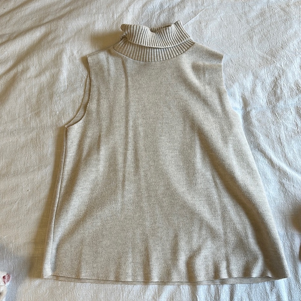 Zara sweater vest layering option
